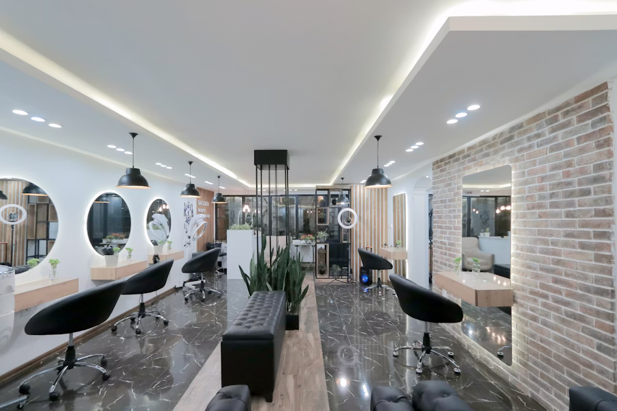 Ambiente de la barbería